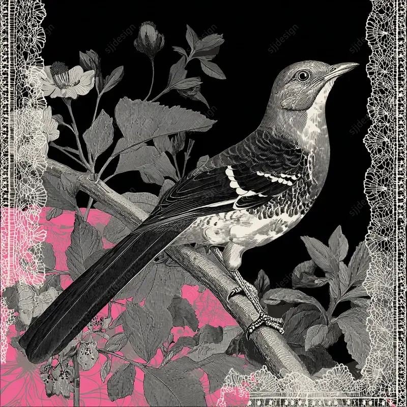 Vintage Gothic Lace Collages