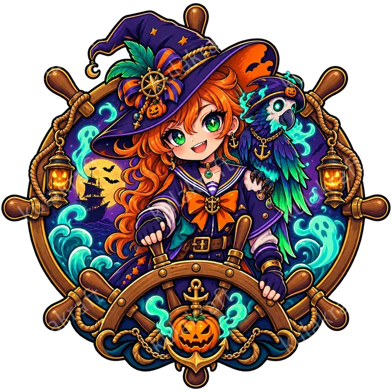 Halloween Sailor Tshirt Prints