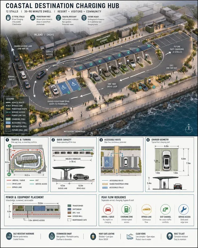Ev Charging Hub Site Traffic Flows