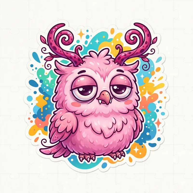 Cute Mascot Monster Characters