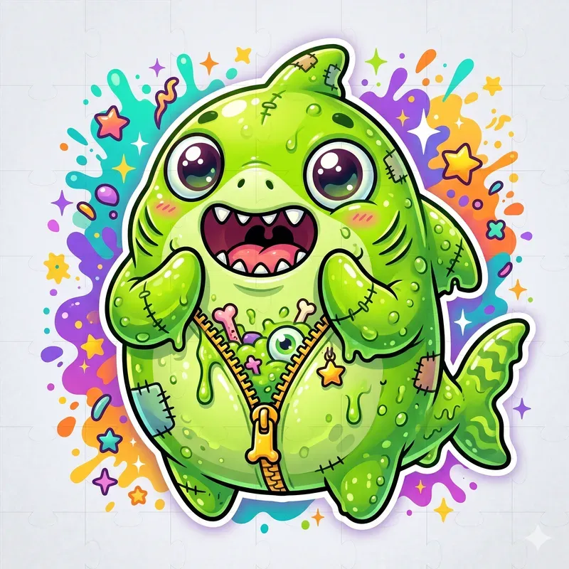 Cute Mascot Monster Characters