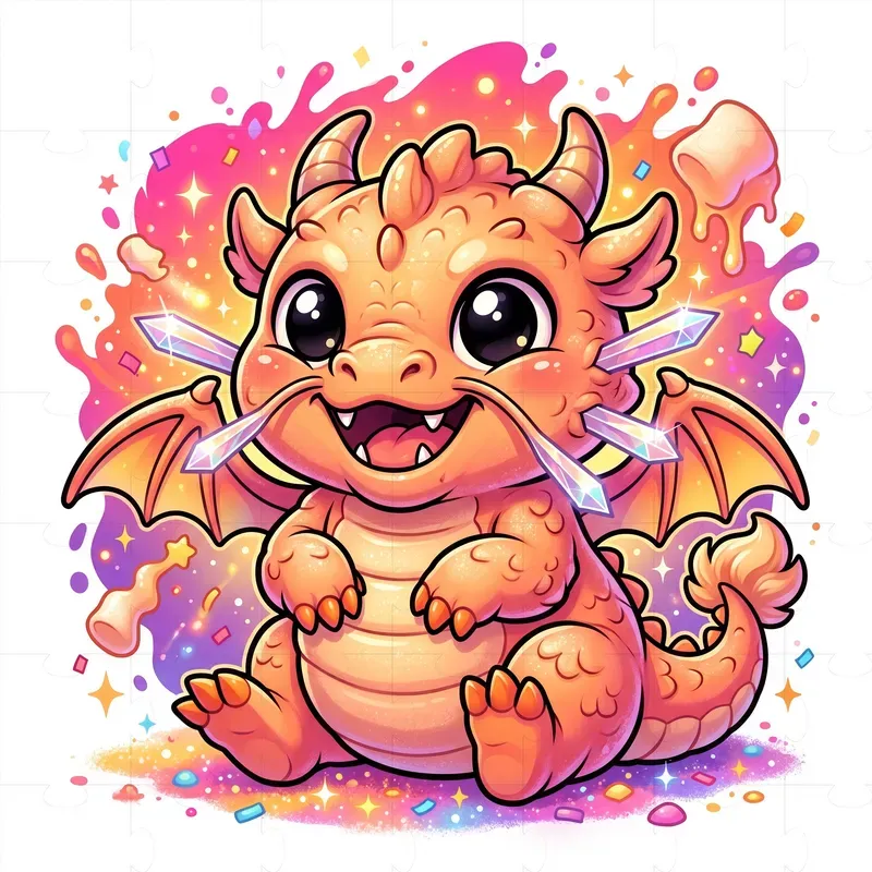 Cute Mascot Monster Characters