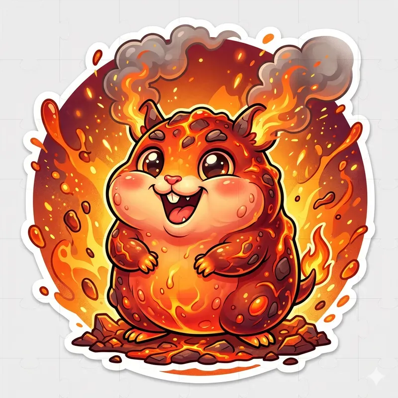 Cute Mascot Monster Characters