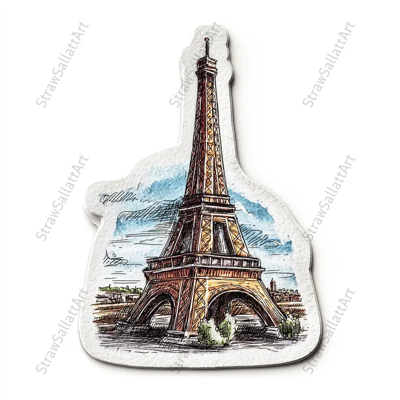 Vintage Travel Sticker Design Clipart