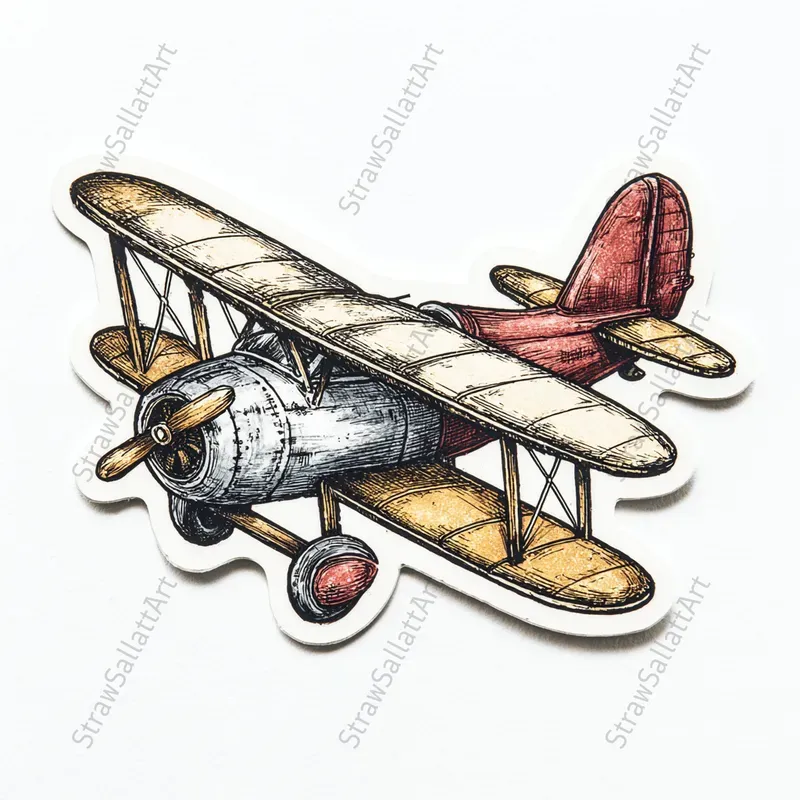 Vintage Travel Sticker Design Clipart