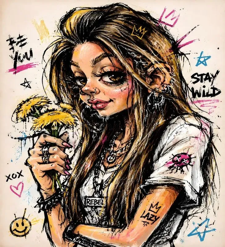 Hiphop Street Art Portrait Generator