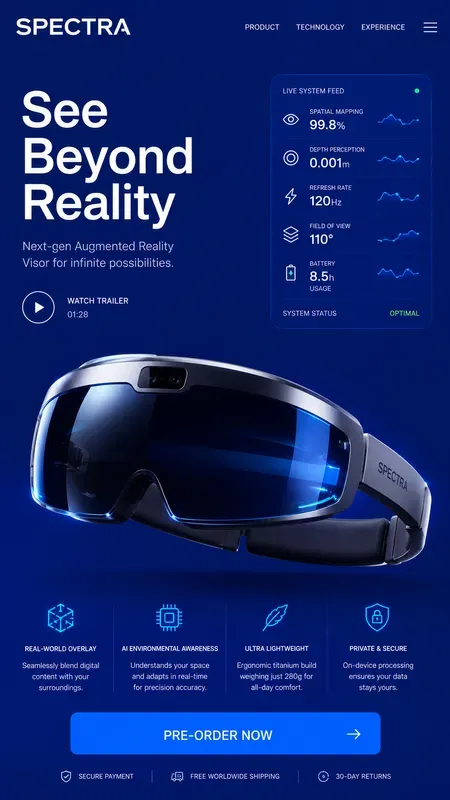 Swiss Aesthetic Wearable Tech Mobile UIs