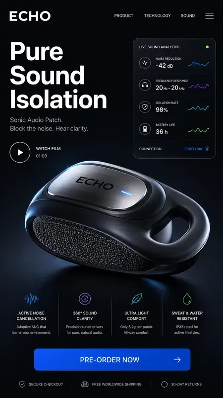 Swiss Aesthetic Wearable Tech Mobile UIs