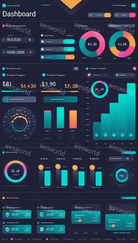 Landing Page UI Finance Dashboards