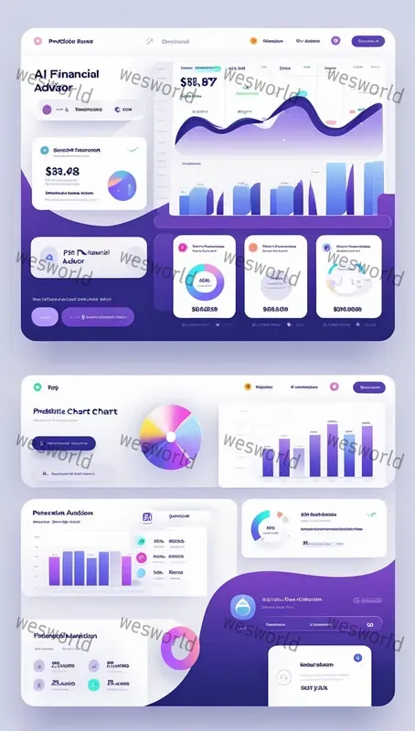 Landing Page UI Finance Dashboards