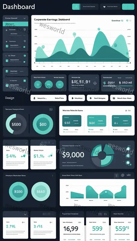 Landing Page UI Finance Dashboards