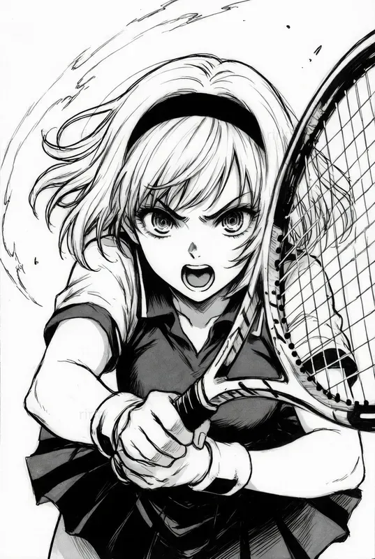 Thrust Perspective Manga Art