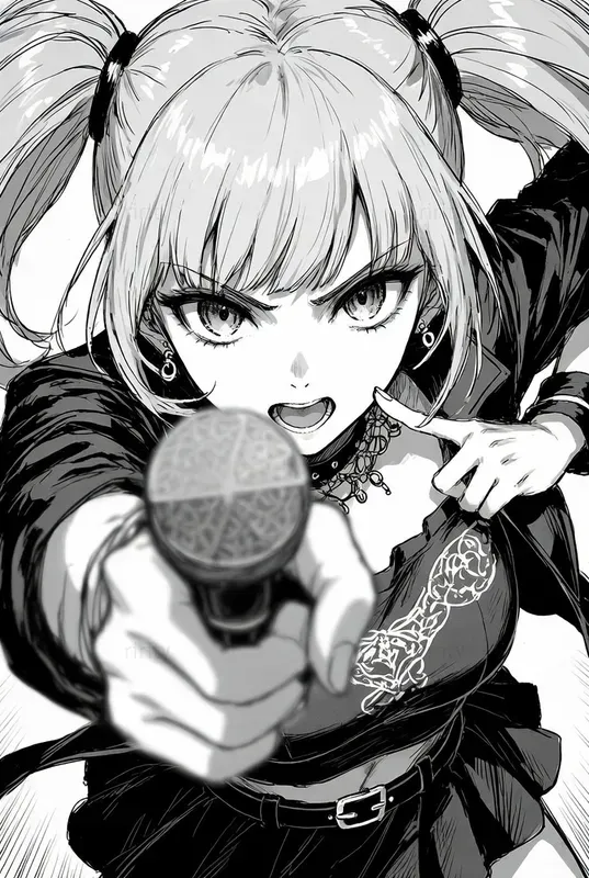 Thrust Perspective Manga Art