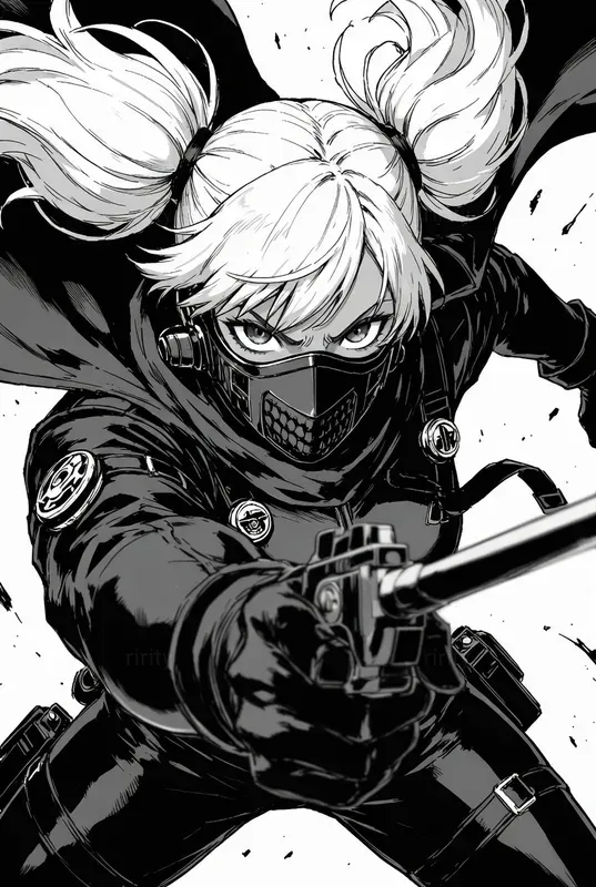 Thrust Perspective Manga Art