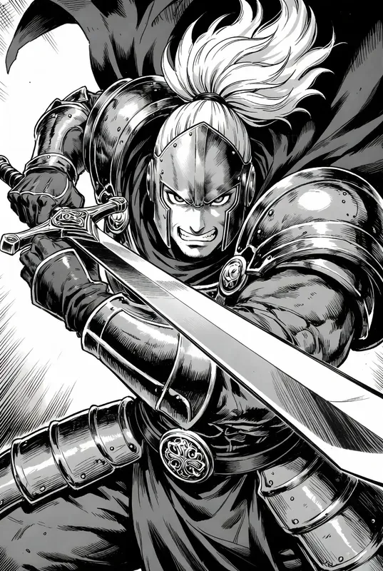 Thrust Perspective Manga Art