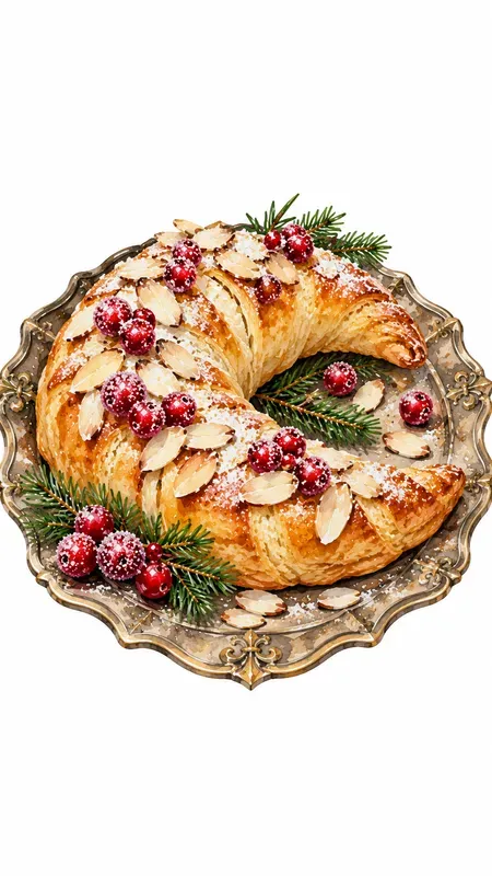 Winter Medieval Castle Food Cliparts