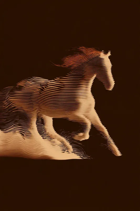 Ridgeline Wave Art Generator