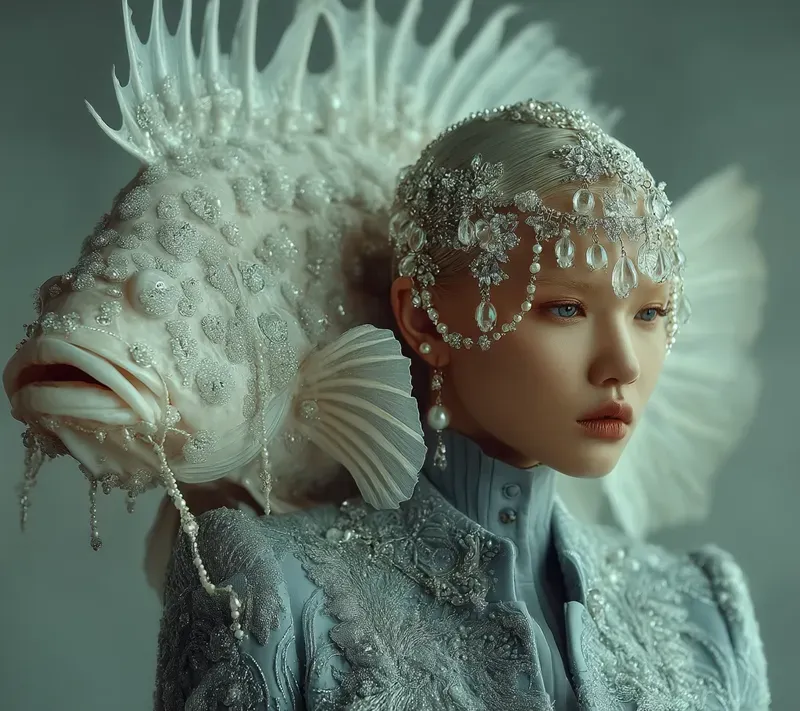 Avantgarde Grayblue Surrealism