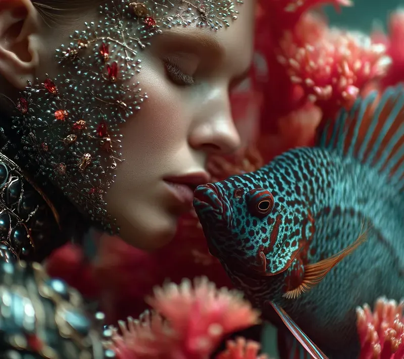 Avantgarde Grayblue Surrealism
