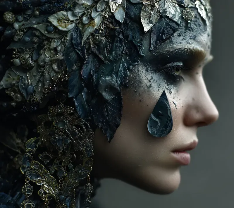 Avantgarde Grayblue Surrealism
