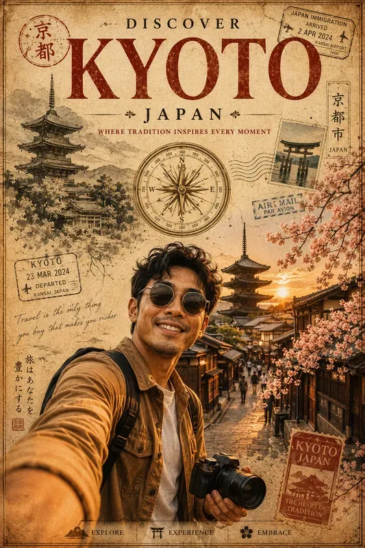Luxury Vintage Travel Poster Generator