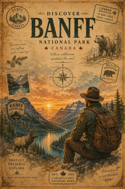Luxury Vintage Travel Poster Generator