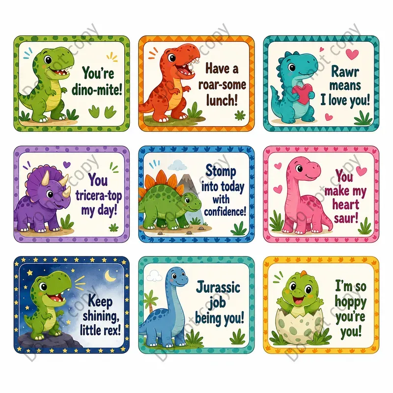 Lunchbox Notes Card Sets Any Themes