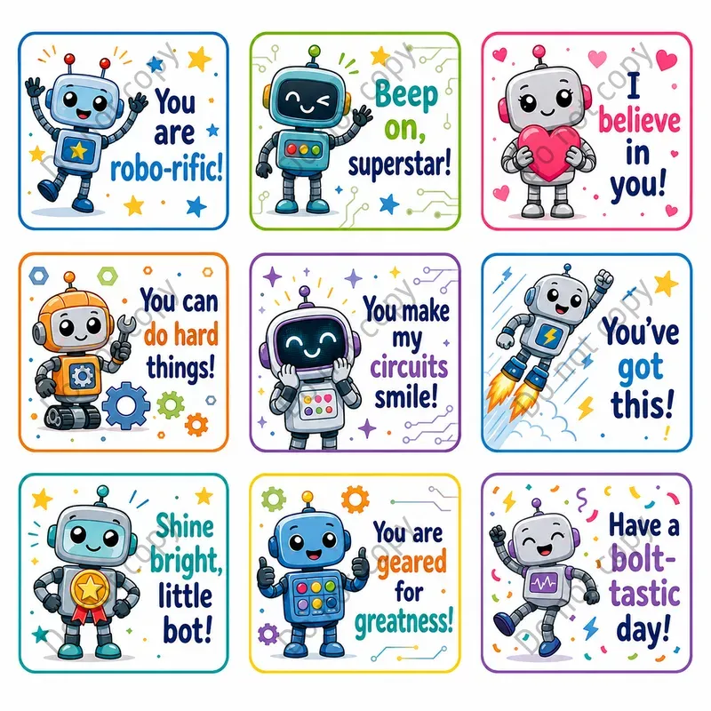 Lunchbox Notes Card Sets Any Themes