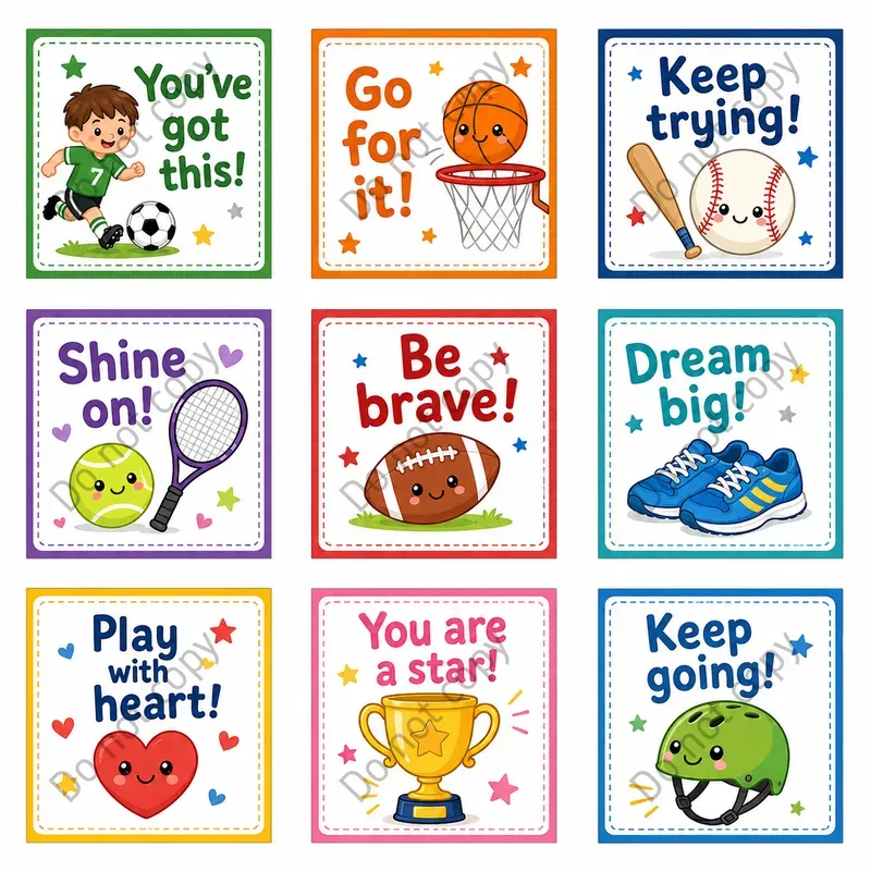 Lunchbox Notes Card Sets Any Themes