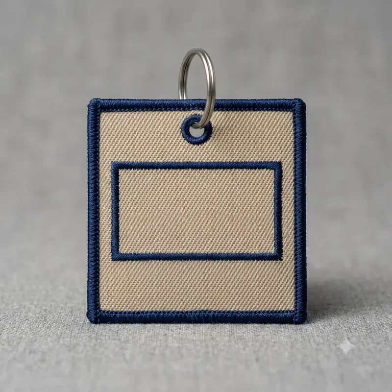 Embroidered Key Tag Patch Spec Photo Systems