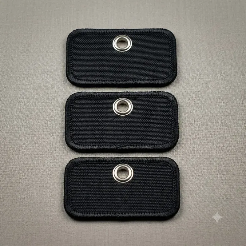 Embroidered Key Tag Patch Spec Photo Systems