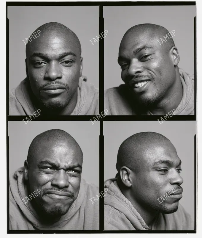 4 Frame Casting Monochrome Portraits