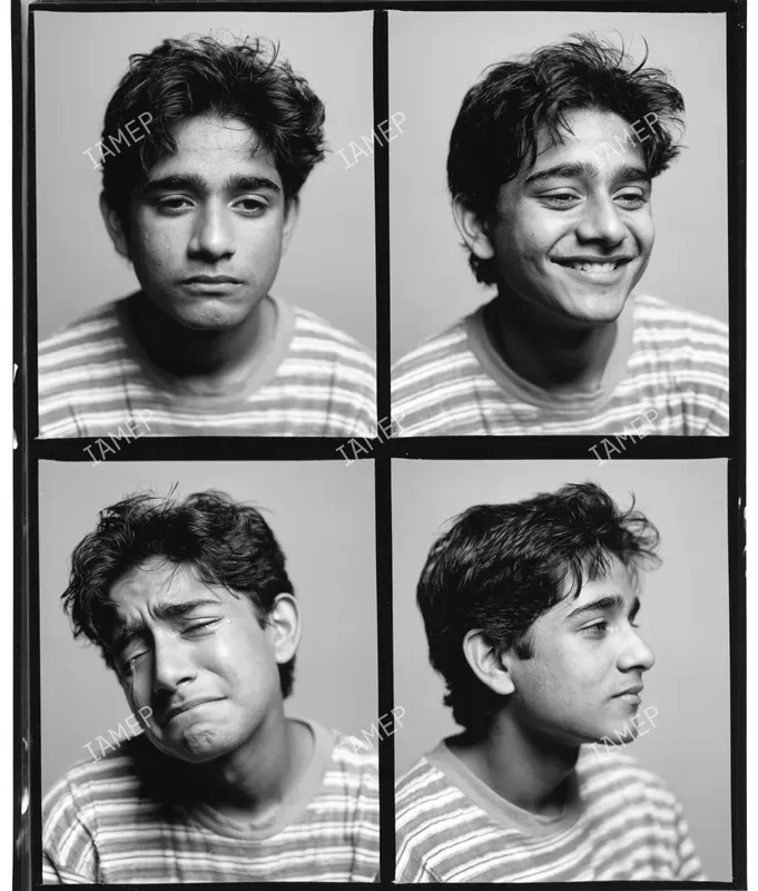 4 Frame Casting Monochrome Portraits