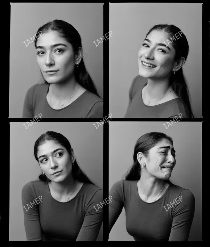 4 Frame Casting Monochrome Portraits