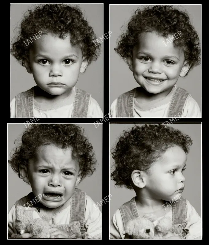 4 Frame Casting Monochrome Portraits