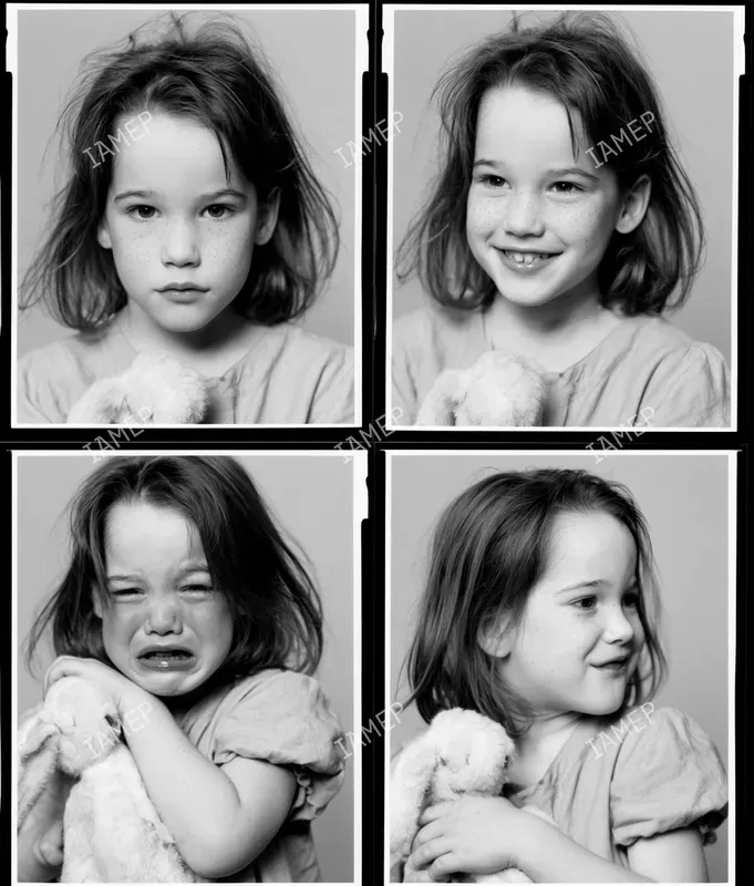 4 Frame Casting Monochrome Portraits