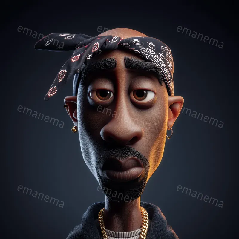 Famous People In 3D Cartoon Style