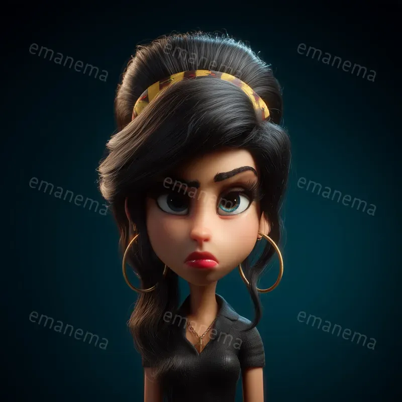 Famous People In 3D Cartoon Style