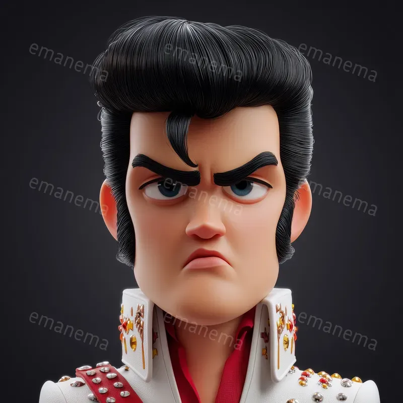 Famous People In 3D Cartoon Style