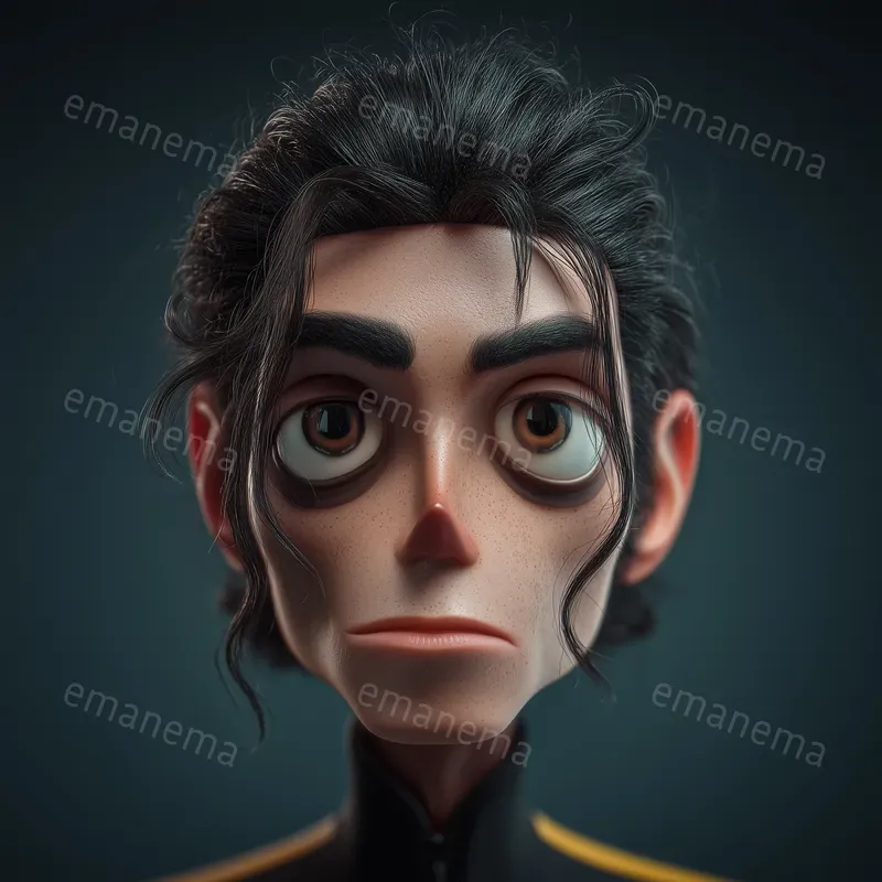 Famous People In 3D Cartoon Style