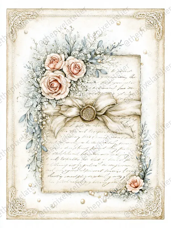 Victorian Secret Garden Journal Pages
