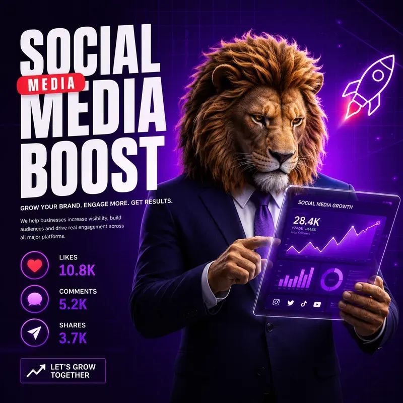 Highend Social Media Marketing Posters