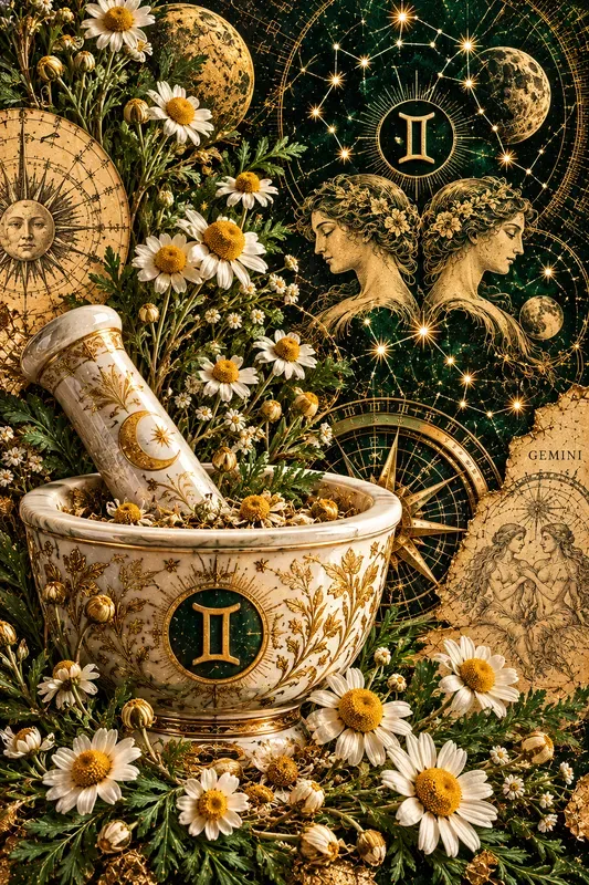 Celestial Apothecary Gold Collage Art