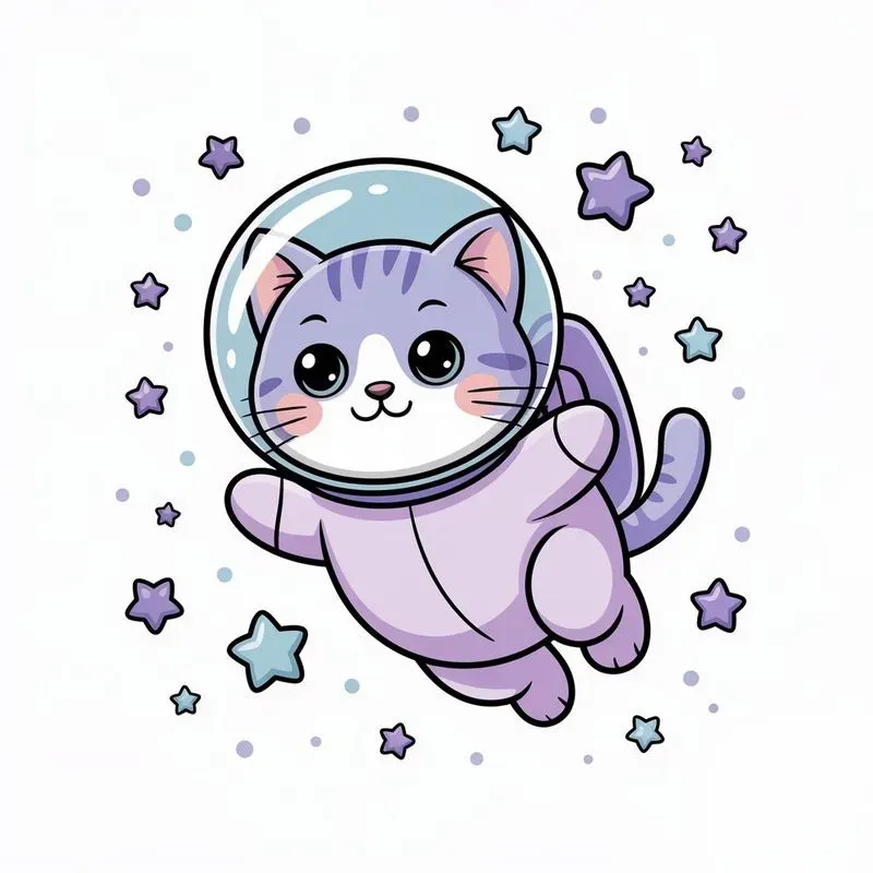 Cute Pastel Kids Vector Illustrations