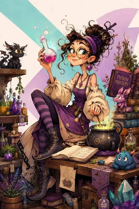 Whimsical Caricature Artist Characters