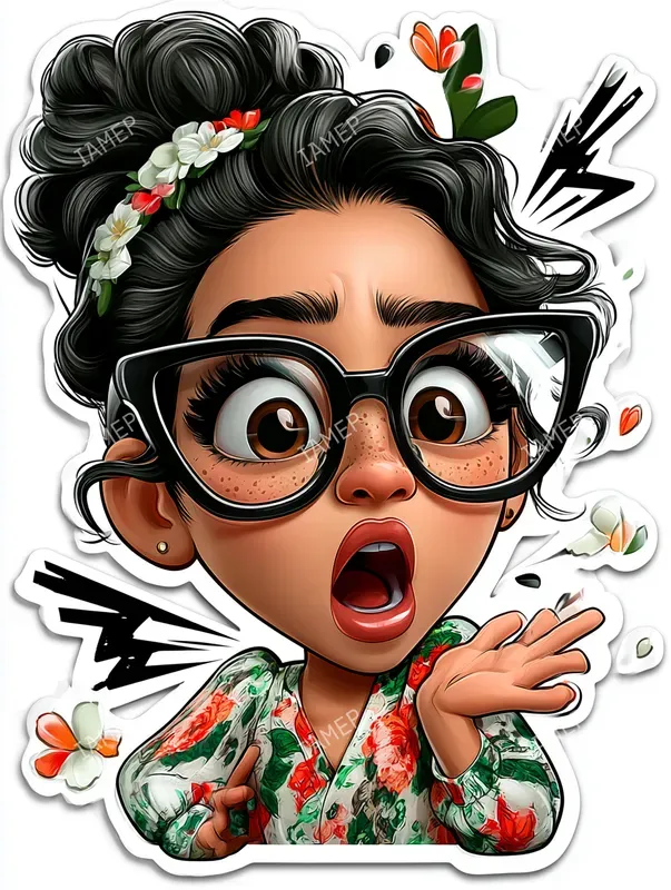 Funny Sticker Caricatures