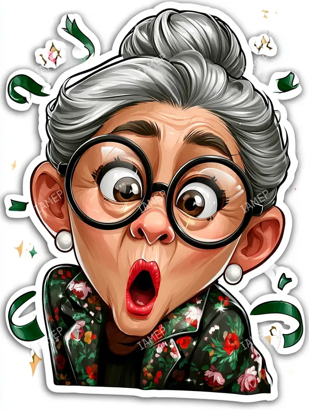 Funny Sticker Caricatures