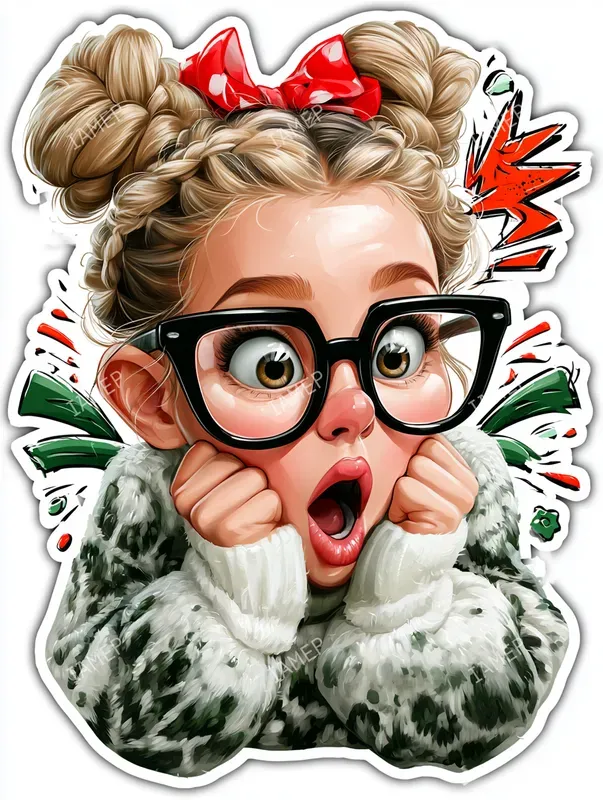 Funny Sticker Caricatures