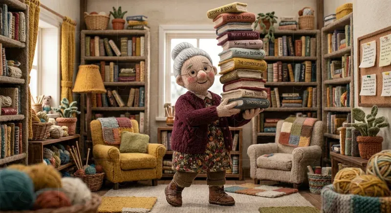 Knitted Wool Character Scenes