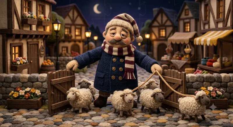 Knitted Wool Character Scenes